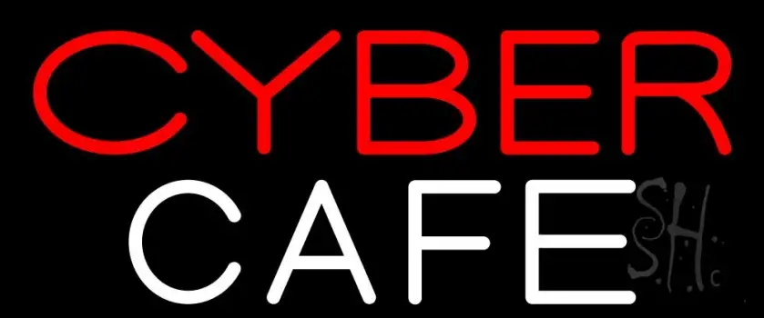 Cyber Cafe LED Neon Sign