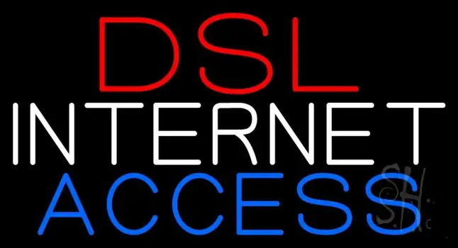 Dsl Internet Access LED Neon Sign