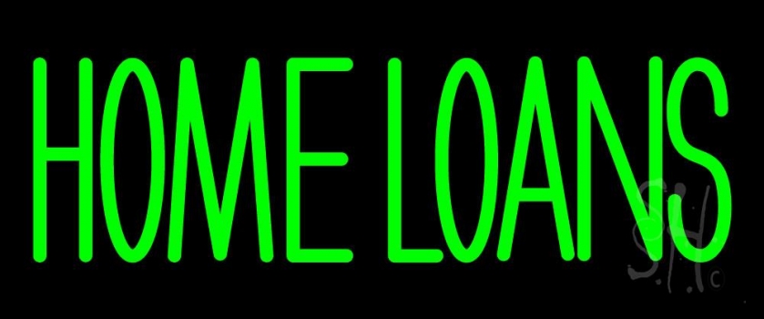 Green Home Loans LED Neon Sign