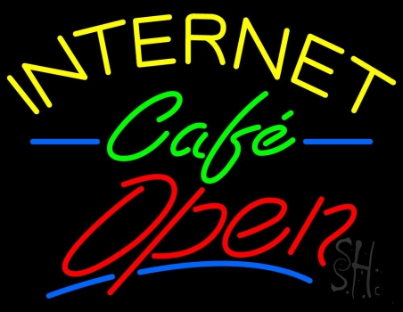 Internet Cafe Open LED Neon Sign LED Neon Sign