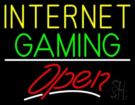 Internet Gaming Open LED Neon Sign