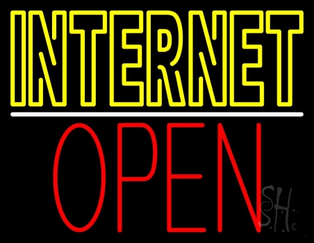 Internet Open LED Neon Sign