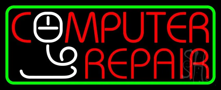 Computer Repair Withmouse LED Neon Sign