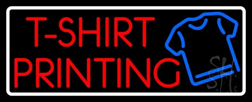 Tshirt Printing LED Neon Sign