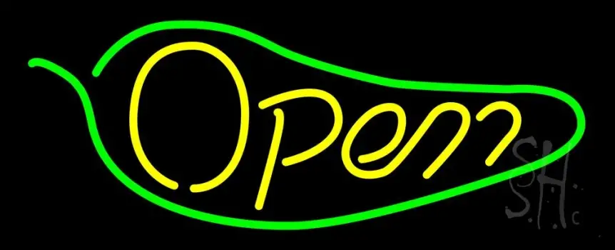 Chili Open LED Neon Sign