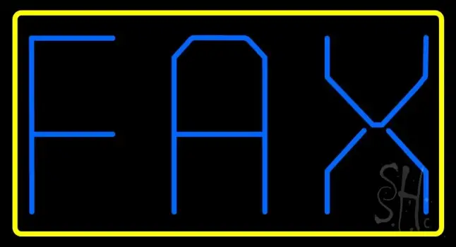 Fax LED Neon Sign