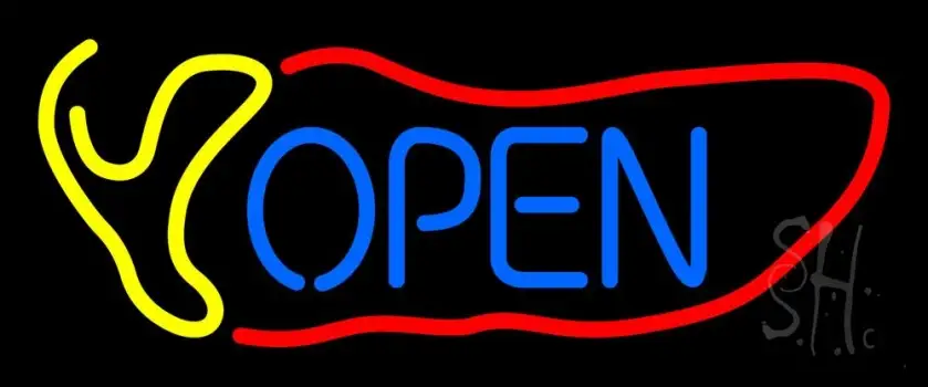 Red Chili Open LED Neon Sign