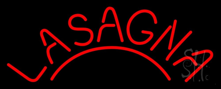 Red Lasagna LED Neon Sign