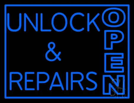 Unlock And Repairs Open LED Neon Sign