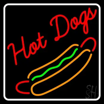 Cursive Red Hotdogs LED Neon Sign