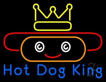 Hot Dog King LED Neon Sign