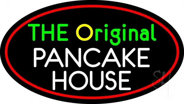 Oval The Original Pancake House LED Neon Sign