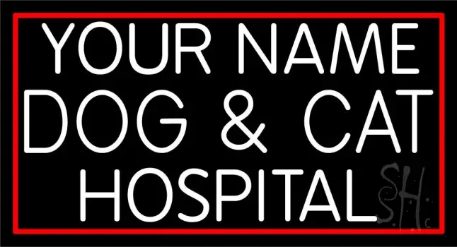 Cat And Dog Hospital LED Neon Sign