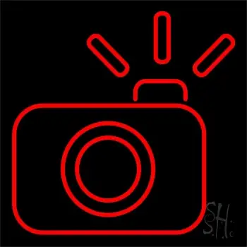 Compact Camera LED Neon Sign