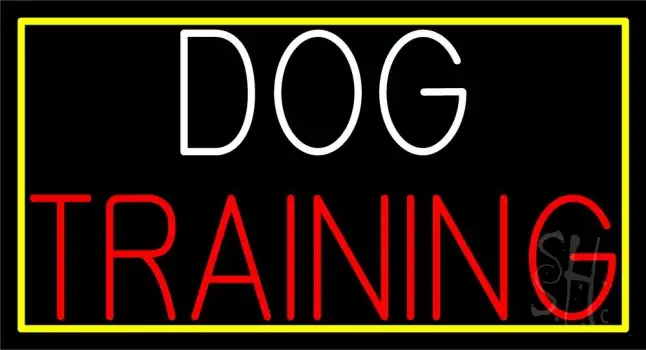 Dog Training Block 1 LED Neon Sign