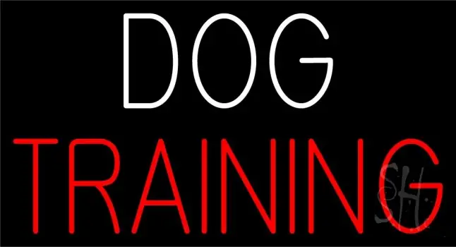 Dog Training Block 2 LED Neon Sign