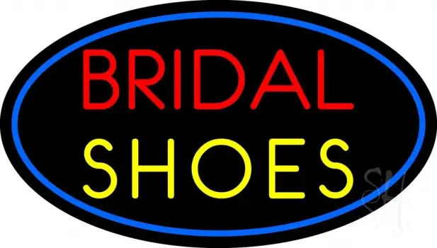 Oval Bridal Shoes LED Neon Sign