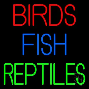 Birds Fish Reptiles 1 LED Neon Sign