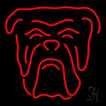 Red Bull Dog Logo LED Neon Sign