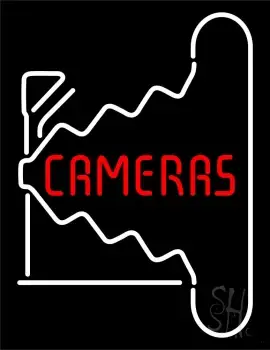 Cameras Block LED Neon Sign