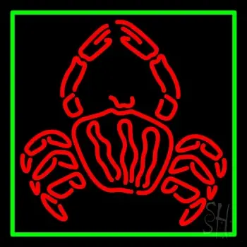 Crab Logo Red 1 LED Neon Sign