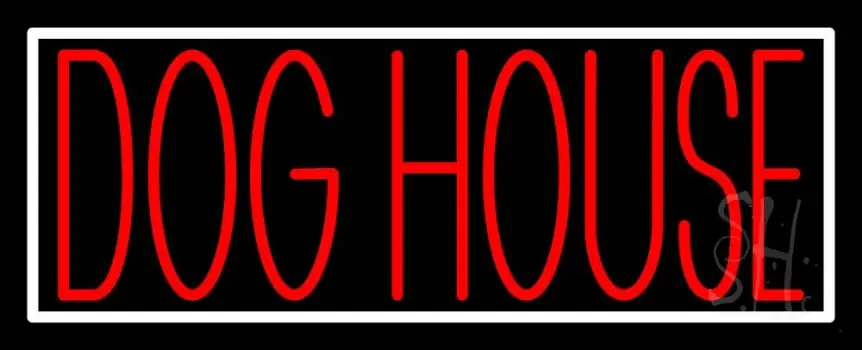 Dog House Block 1 LED Neon Sign