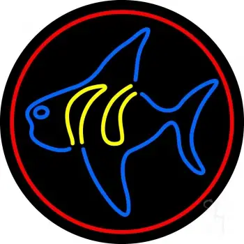 Fish 4 LED Neon Sign