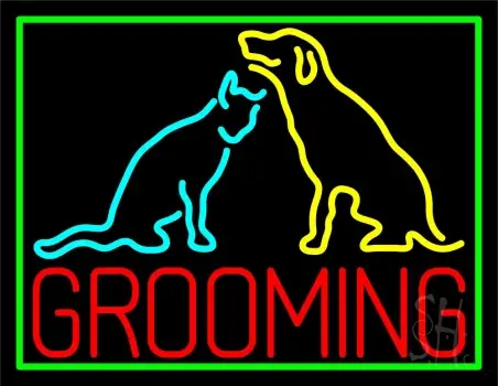 Grooming Logo LED Neon Sign