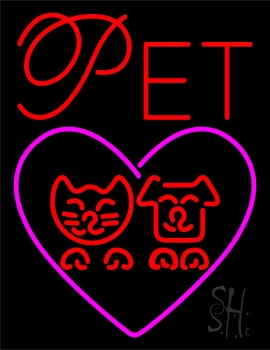 Pet Logo 1 LED Neon Sign