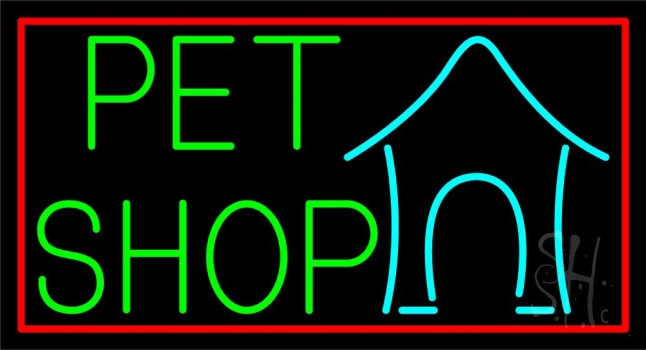 Pet Shop LED Neon Sign