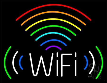 Rainbow Style Wifi LED Neon Sign
