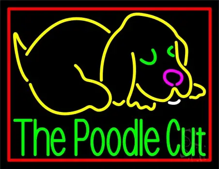 The Poodle Cut LED Neon Sign
