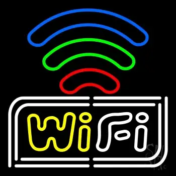 Wifi Free Block With Phone Number LED Neon Sign