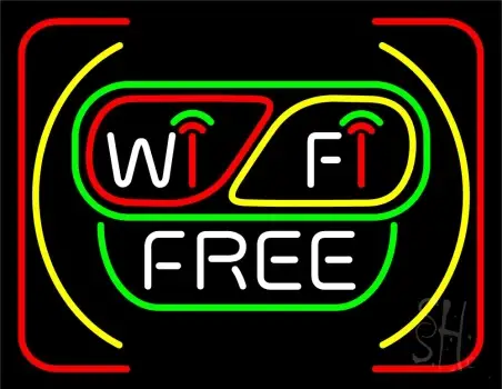 Wifi Free Red Border LED Neon Sign