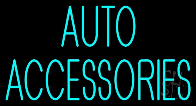 Auto Accessories Block 1 LED Neon Sign