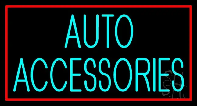 Auto Accessories Block 2 LED Neon Sign