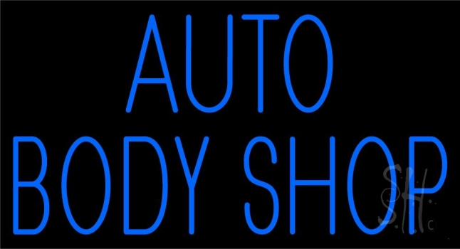 Auto Body Shop 1 LED Neon Sign