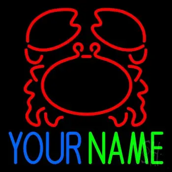 Custom Crab Name LED Neon Sign