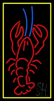 Lobster With Logo 1 LED Neon Sign