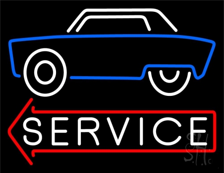 Car Logo Service 1 LED Neon Sign