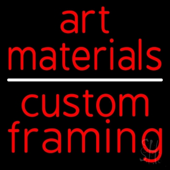 Art Materials Custom Framing LED Neon Sign