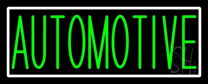 Green Automotive LED Neon Sign
