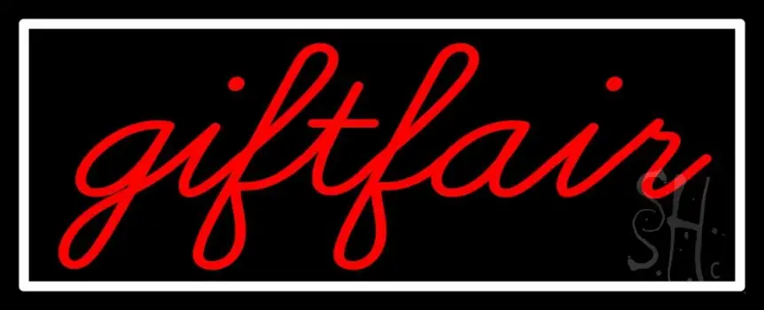 Red Gift Fair LED Neon Sign