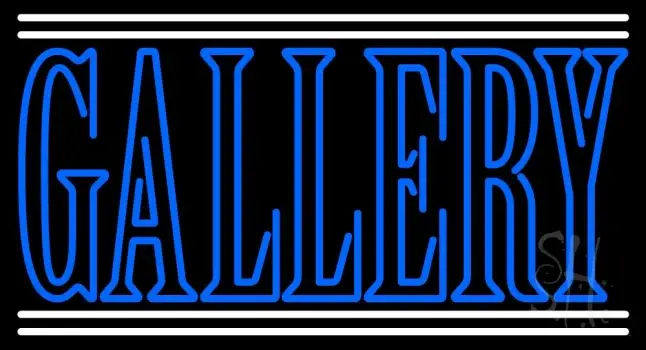 Blue Gallery LED Neon Sign