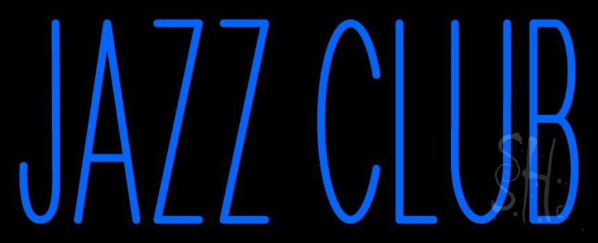Jazz Club Blue LED Neon Sign
