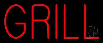 Red Grill Neon Sign