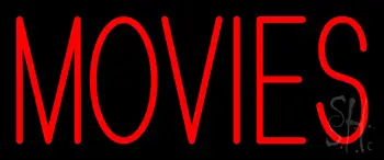 Movies Neon Sign