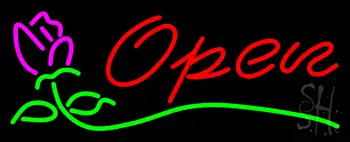 Open - rose Neon Sign