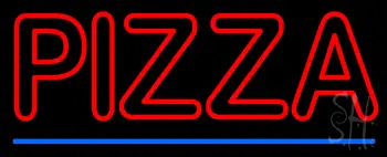 Double Stroke Pizza LED Neon Sign