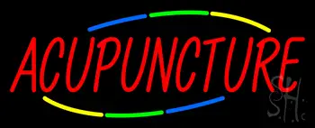 Deco Style Acupuncture Neon Sign